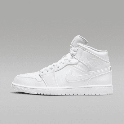 Air jordan 1 mid all white online